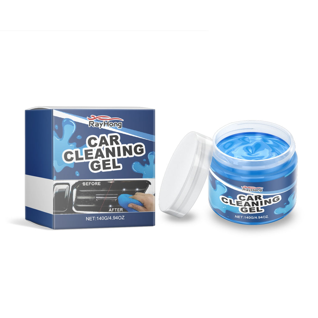 Car interior cleaning gel for dashboard, vents and hard-to-reach areas